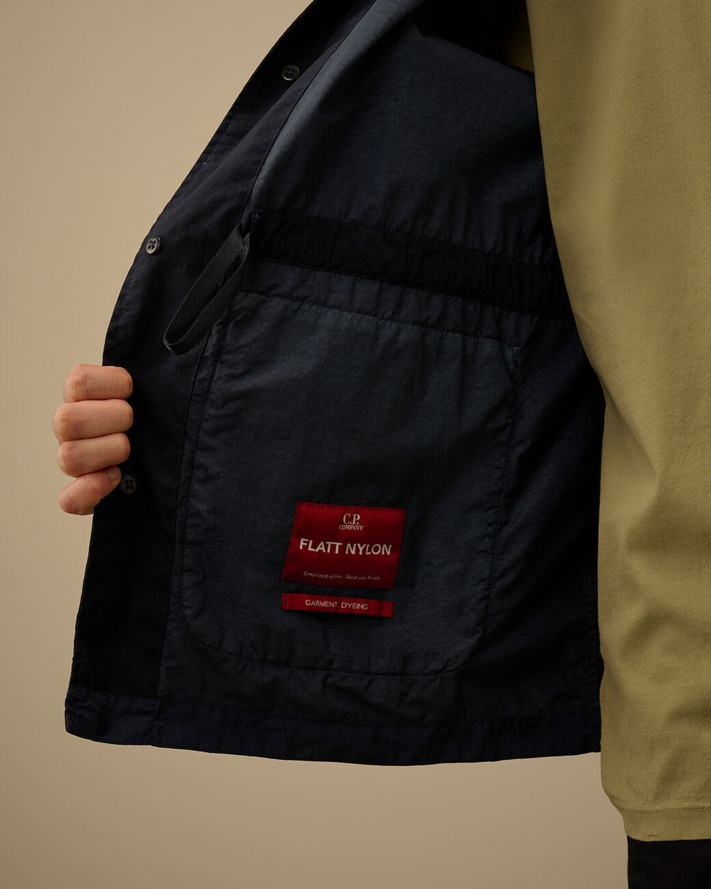 Flatt Nylon Mixed Button Lens Jacket