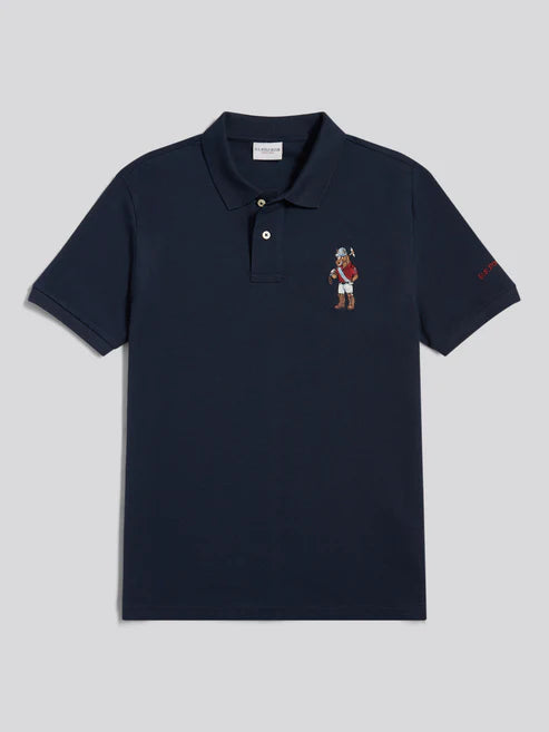 Mens Chuck Polo Shirt Dark Sapphire Navy