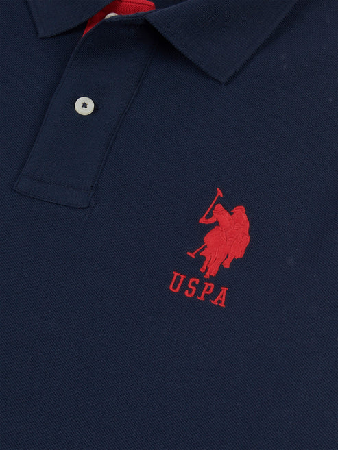 Mens Player 3 Polo Shirt Dark Sapphire Navy