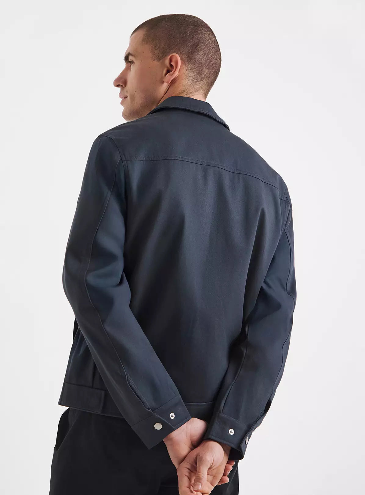 Smart Zip Up Harrington